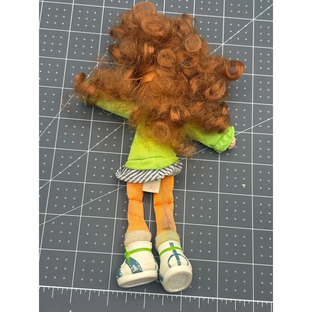 Vintage PK Pound Kids Doll Tonka 1980s Auburn Hair Neon Green Top Orange Legging